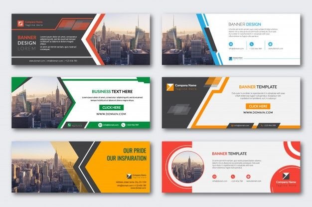 Colorful creative business cards